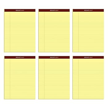 Amazon | TOPS リーガルパッド ゴールド Narrow | 紙製品