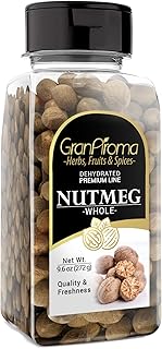 GranAroma Whole Nutmeg, 9.6 oz, Sweet & Savory Dishes, Baking, Whole Nut