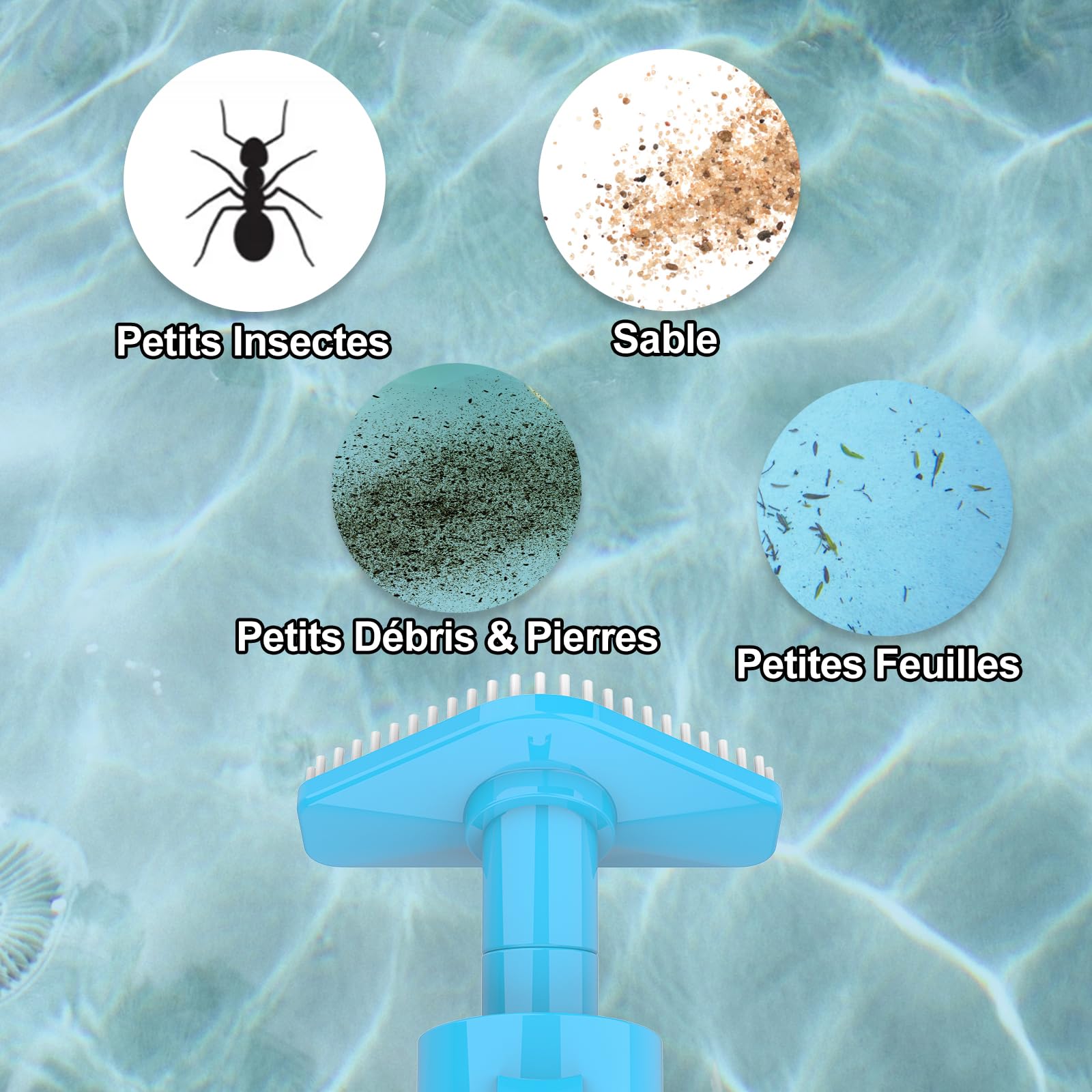 Aspirateur de Spa sans Fil, Aspirateur de Piscine Rechargeable