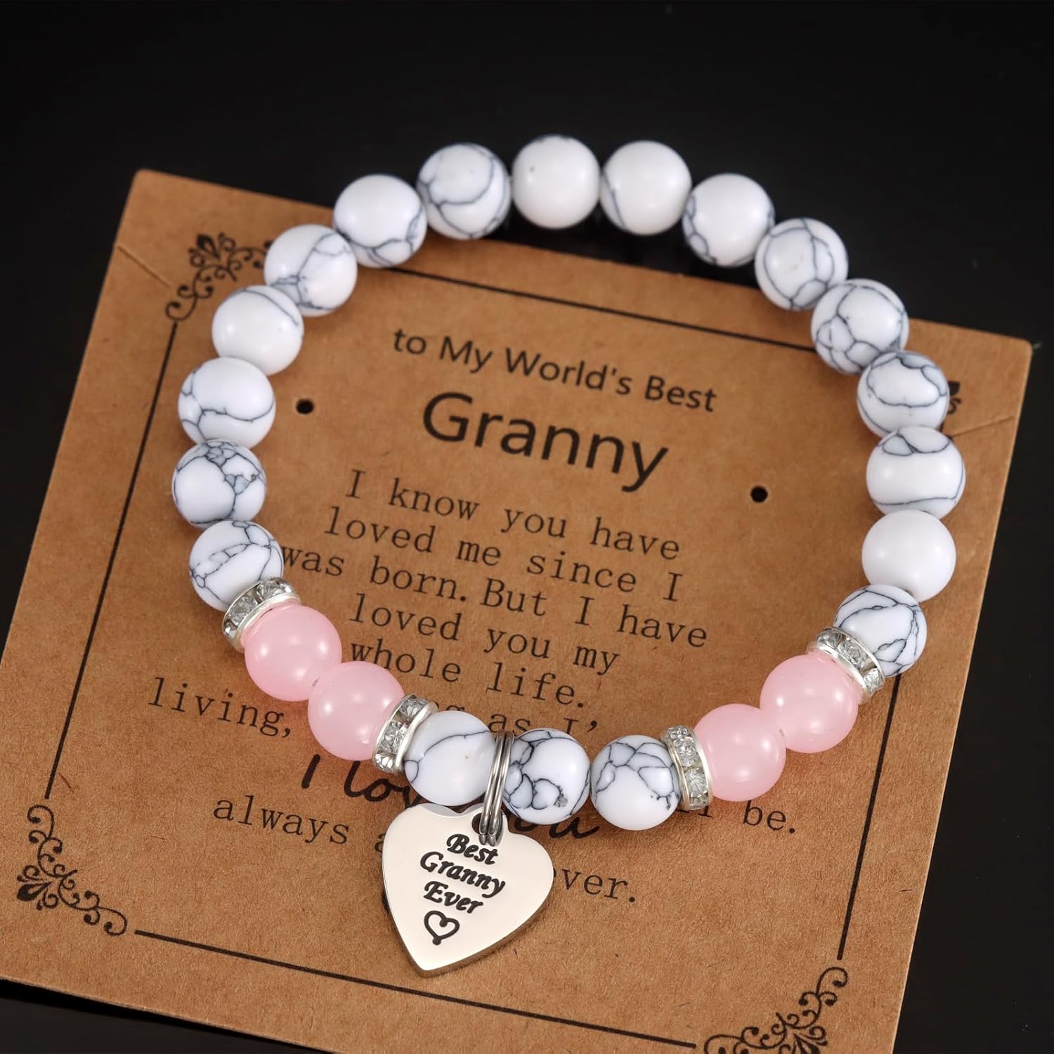 Gifts for Granny Bracelet from Grandkids Women Best Mother's Day Jewelry Granny Bracelet - Image 3