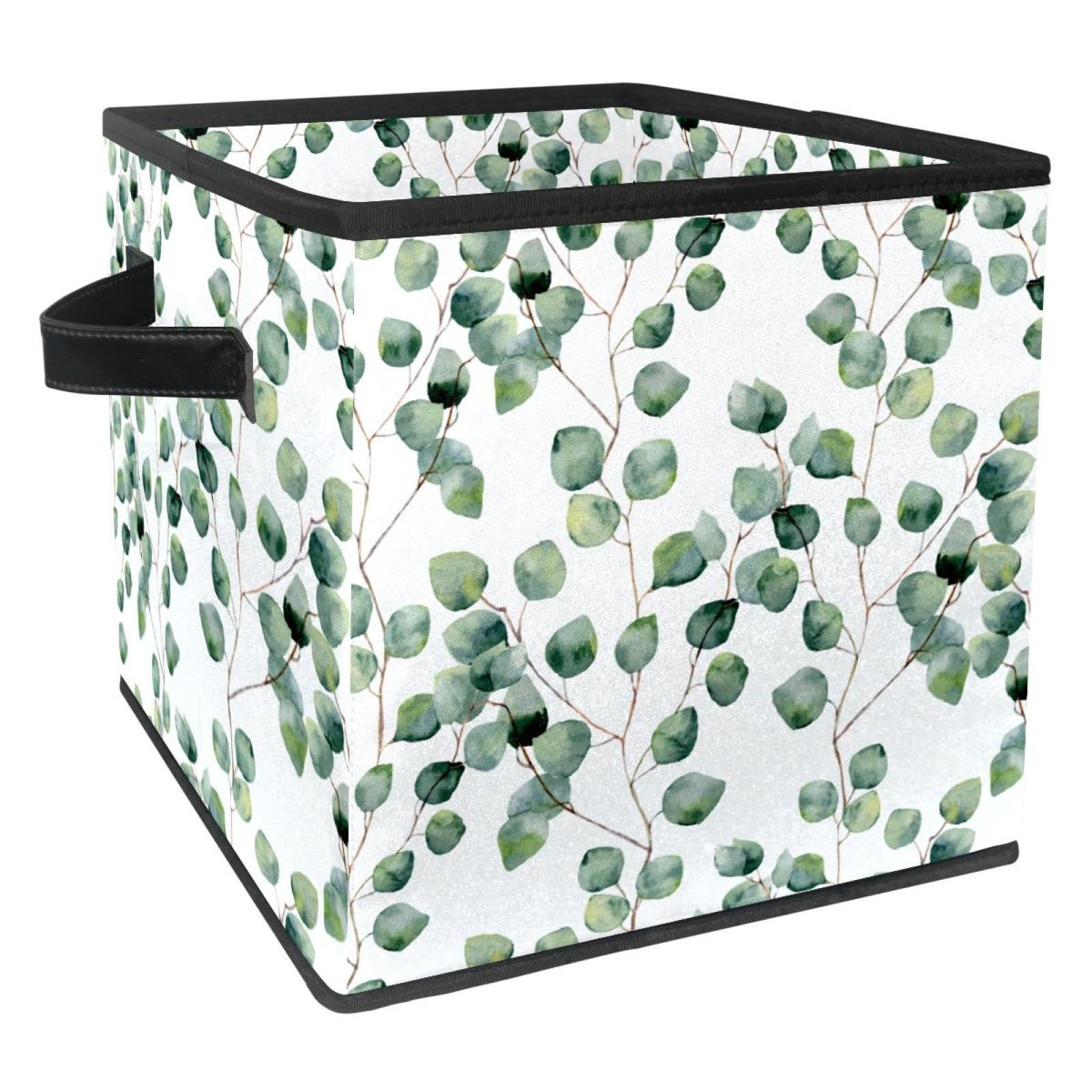 Boîte de rangement pliable en tissu avec poignées pour jouets
