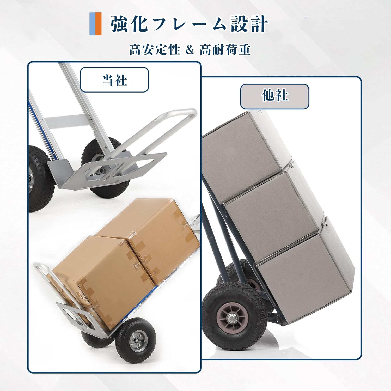 Amazon.co.jp: Garvee アルミ製キャリーカート 折りたたみ式 耐荷重