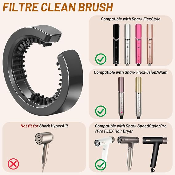 Filter Cleaning Brush for Shark FlexStyle Attachment