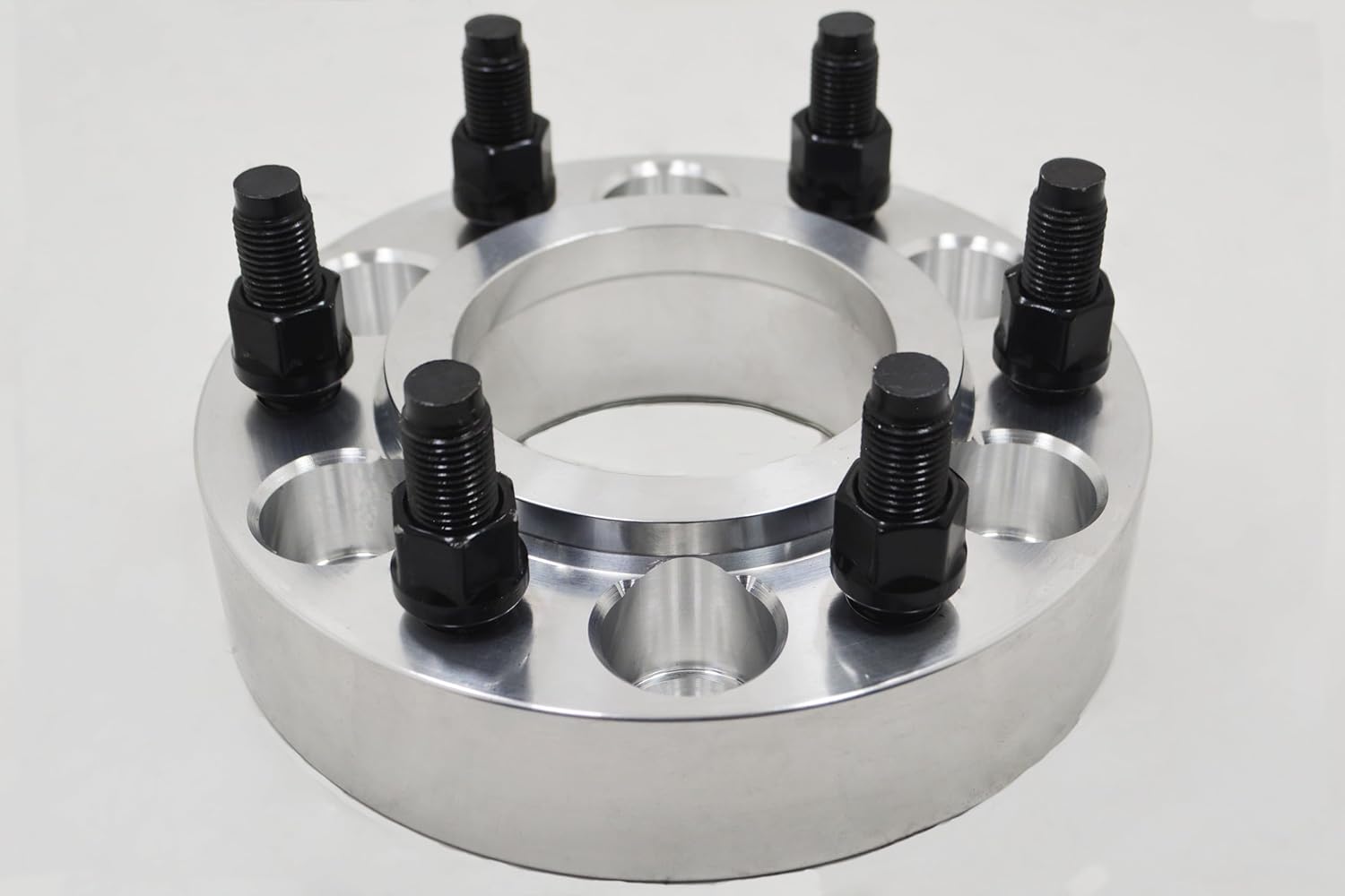 2 Pc 6x135 MM 1" Thick Billet Aluminum Hub Centric Wheel Adapters Spacers Fits 03-2014 Ford F-150 Expedition Raptors Lincoln Navigators Forged 6061 T-6 Aluminum
