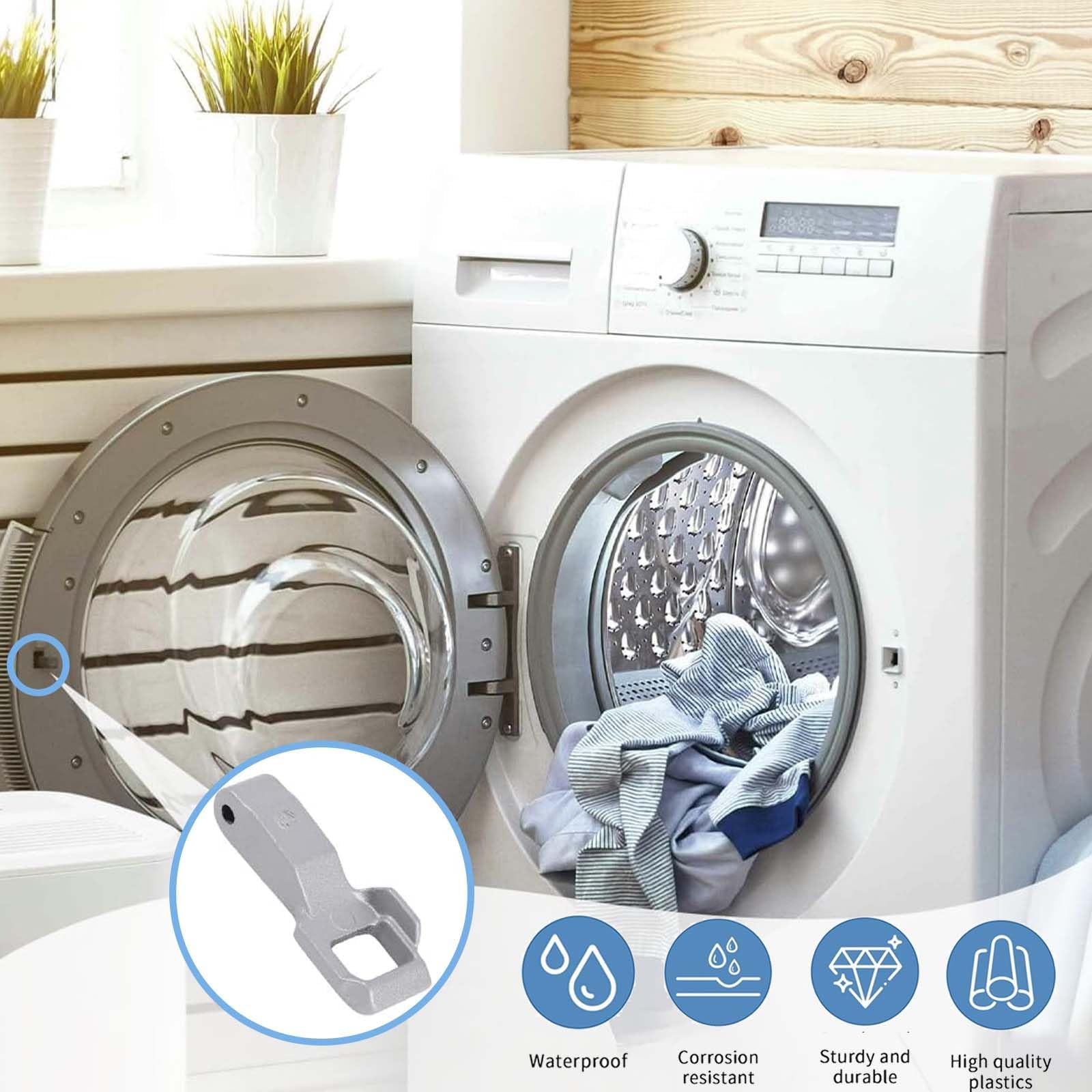 Nasello Gancio Chiusura Oblò MFG63099101 per Lavatrice LG F74861WH - F74865SL eB