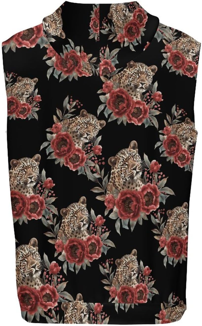 Men's Workout Hooded Tank Tops Sleeveless Muscle Gym T-Shirts