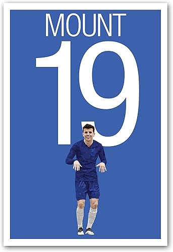 Mason Mount Poster - Chelsea Soccer Print - Soccer Art - Unframed Football Print - Soccer Decoration - Mount Soccer Poster - Graphics 17 - Mason