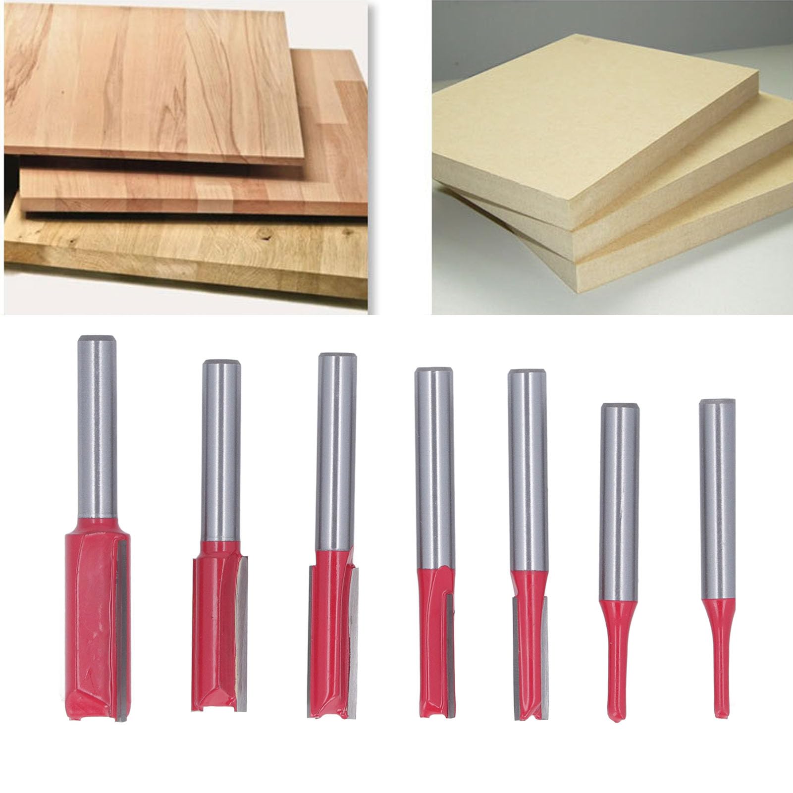 Oberfräsen Bit Lager 1x Fräser Bit Lager Set – 9 Größen, Robuste Stahlqualität Für Präzise Holzfräsarbeiten, Nuten & Profile