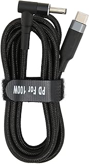 ciciglow USB C to DC Laptop Charging Cable, 20V/5A 100W PD Fast Charging USB C to DC Plug Adapter Type C to Right Angle DC 4.0 X 1.35mm Laptop Power Cord for ASUS, for Vivobook (JD0611 (0.5m))