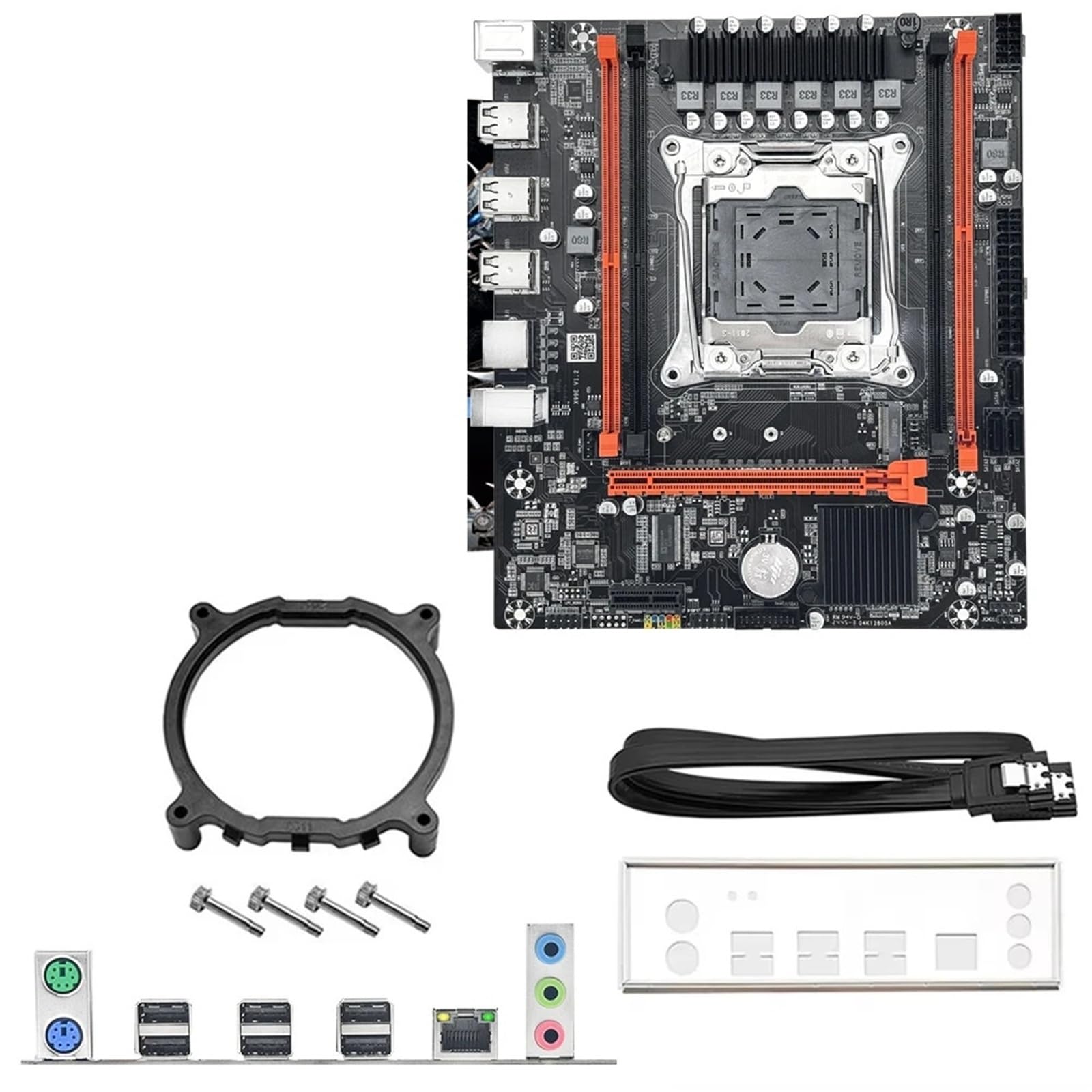 Combo for Juegos X99 Xeon E5 2680 V4 16GB DDR4 ECC M.2 | Kit de escritorio completo con almacenamiento NVMe M.2 de doble canal 8GB×2 ECC DDR4 2133MHz y NVMe M.2(Motherboards)