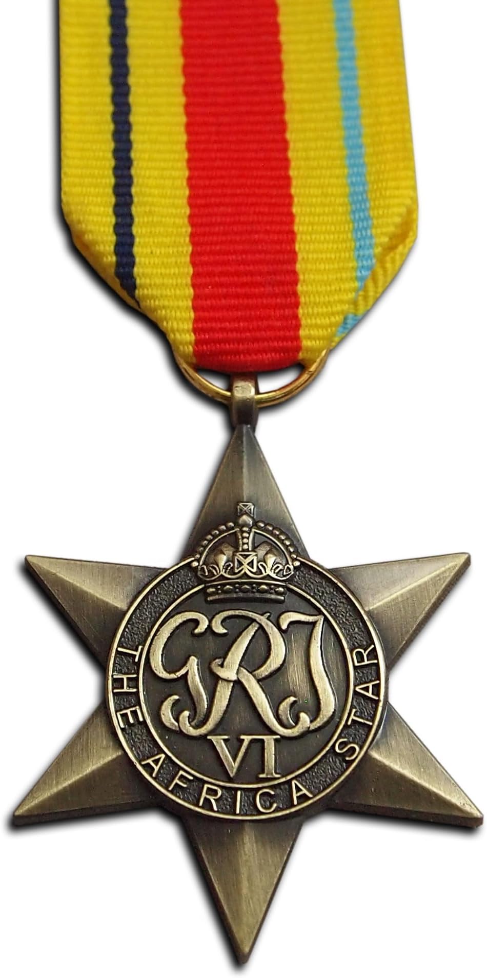 The Africa Star Medal WW2 British Military Award For | Army | Navy | RAF | Replica