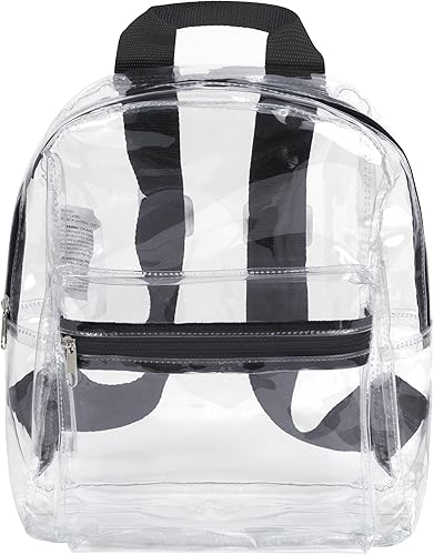 Miniatura 5 de MADISON & DAKOTA Clear Mini Backpacks for Beach, Travel - Stadium Approved Bag with Adjustable Straps