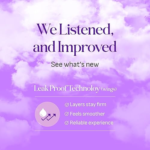 Miniatura 10 de Almohadillas sanitarias ultrafinas de gran tamaño, 100% algodón orgánico de Texas, potente protección contra fugas, sin perfume, sin cloro y