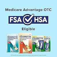 Vista 7 de Nicorette goma de mascar de nicotina de 2 mg para ayudar a dejar de fumar - Ayuda para dejar de fumar con sabor a frutas refrescantes, 20