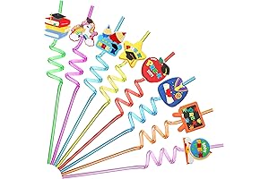 Patelai 30 Pcs Pre K Graduation Straws for First Day Back to School