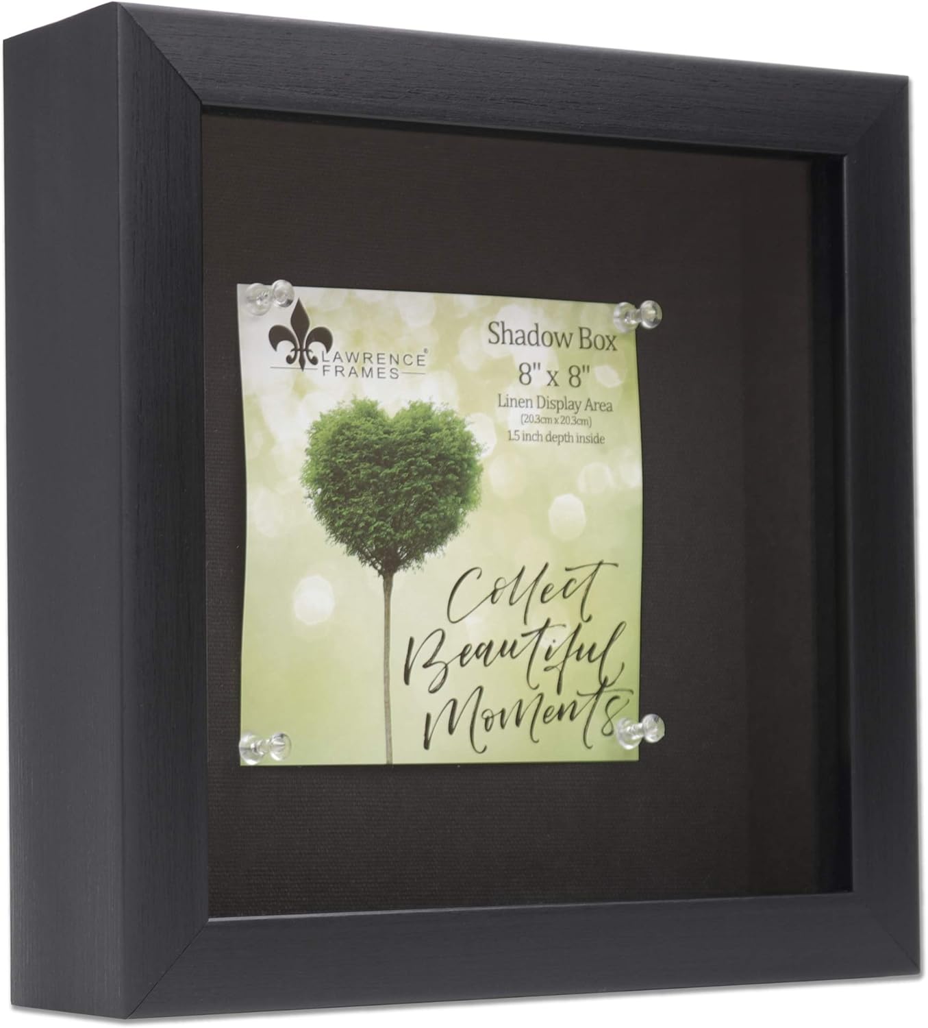Lawrence Frames Shadow Box Frame, 11x14,Black