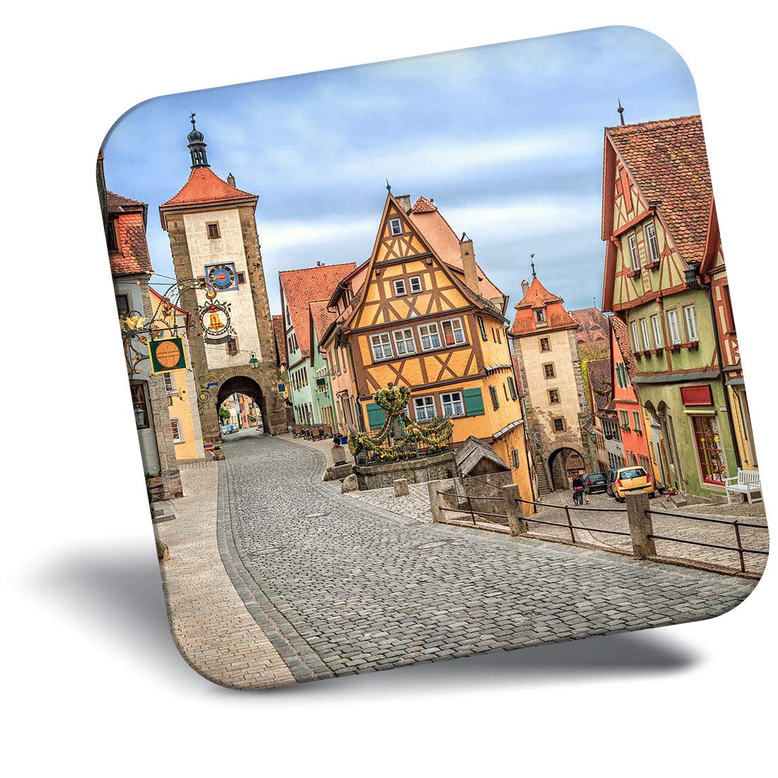 Destination Vinyl Ltd Fridge Magnet - Rothenburg Ob Der Tauber Germany 13023