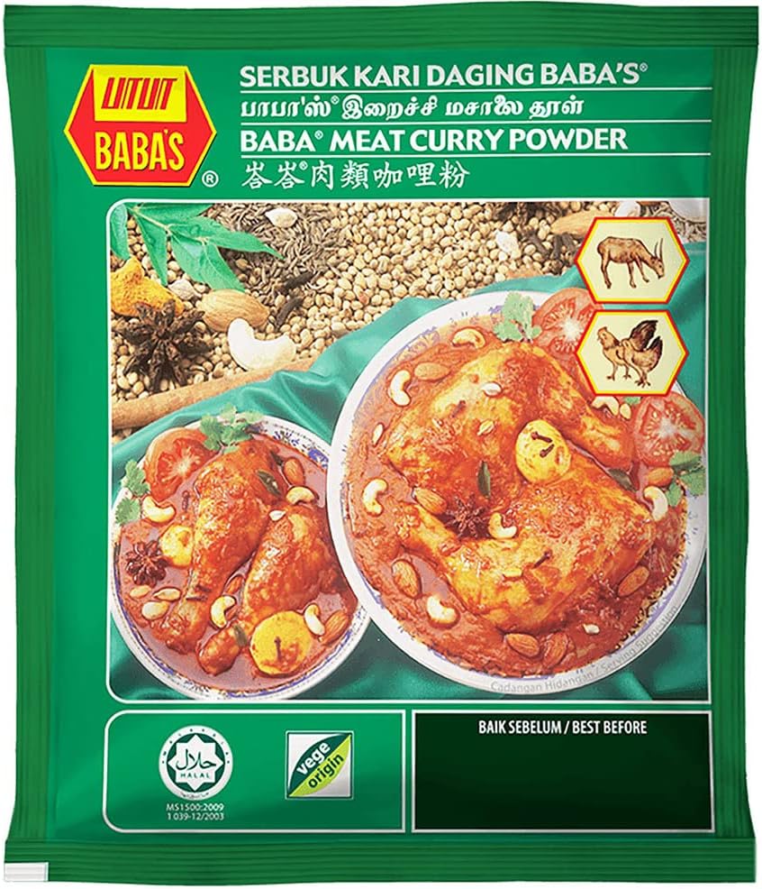Babas Meat Curry Powder, 8 Ounce