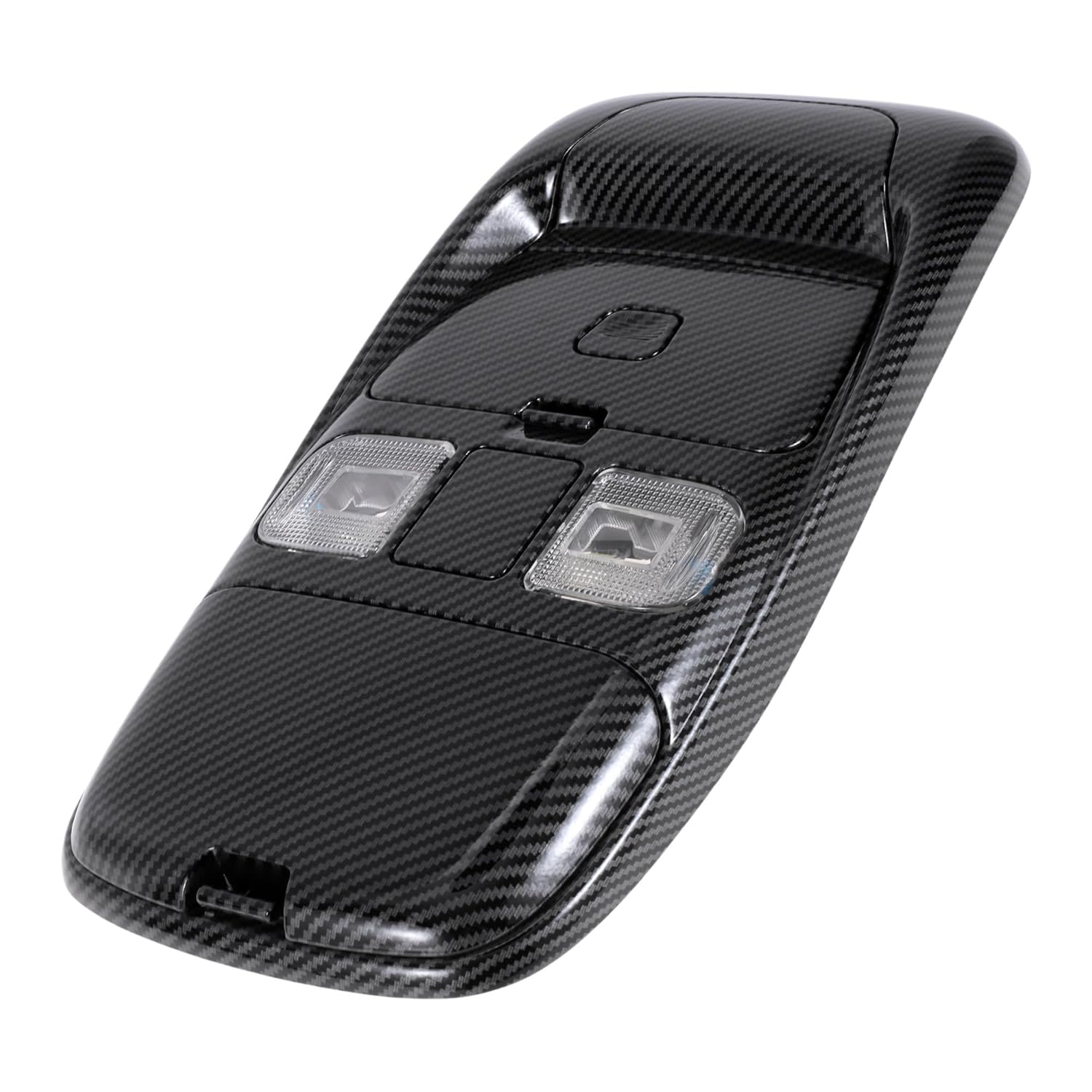 Carbon Fiber Overhead Console Light Assembly for Dodge for Ram 1500 98-01 Interior Roof Ceiling Dome Reading Map Lamp No.SN96TL2AA