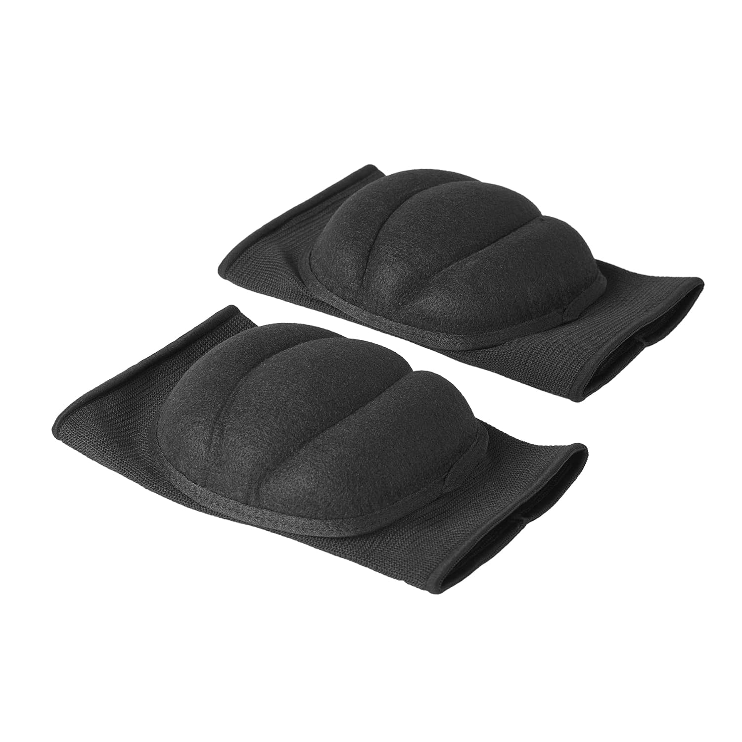 Playwell Deluxe Premium Quality Sparring MMA Black Knee Pads - New (Large)