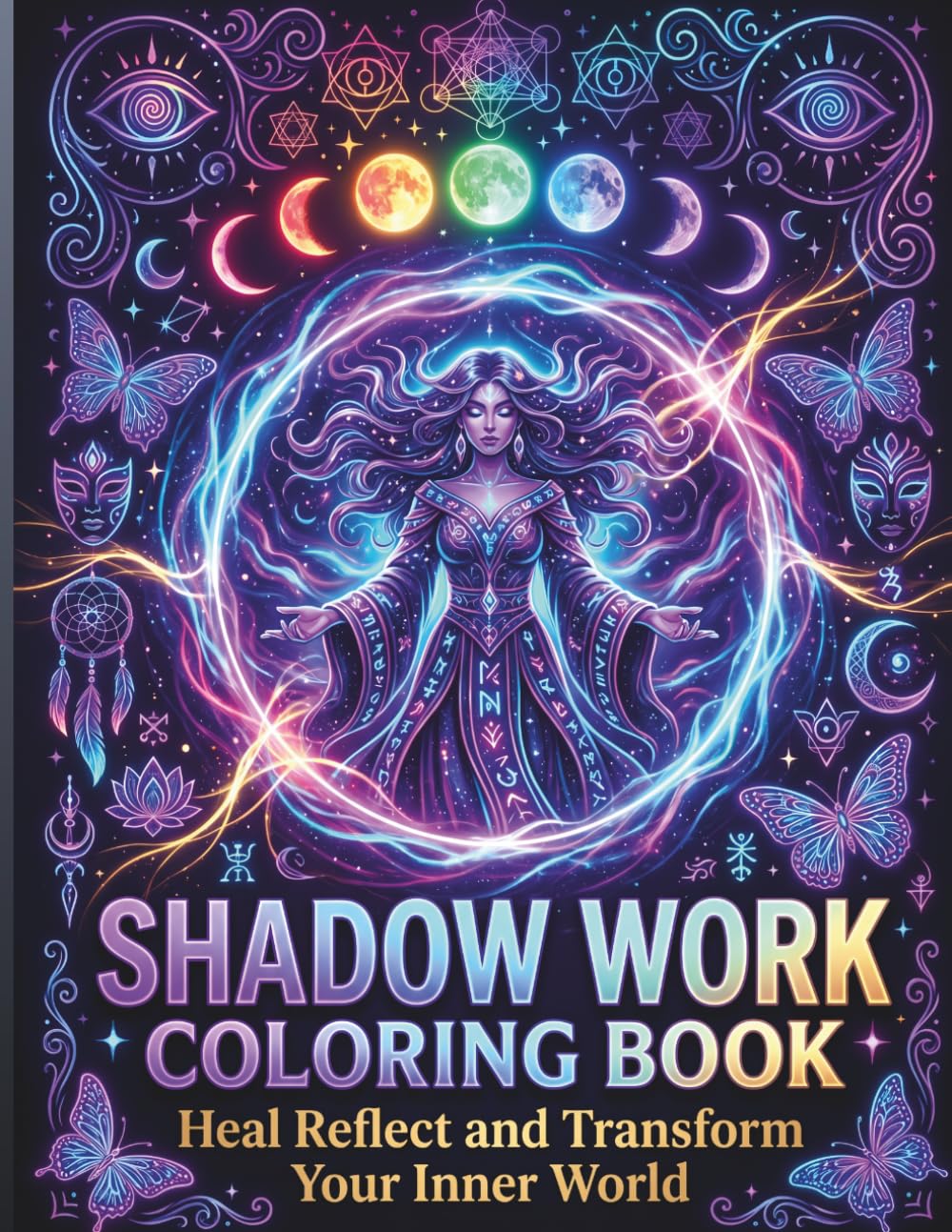Shadow Work Coloring Book for Adults: Heal, Reflect & Transform Your Inner World with Mindful Coloring and Self-Discovery