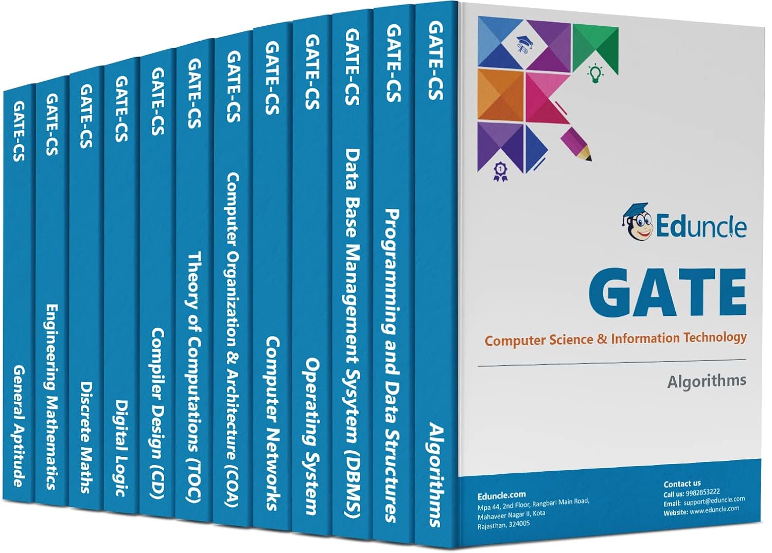 GATE Computer Science & Information Technology with General Aptitude & Engineering Mathematics Complete Material Theory with Practice Question – Latest Edition by Eduncle GATE Computer Science & Information Technology with General Aptitude & Engineering Mathematics Complete Material Theory with Practice Question – Latest Edition by Eduncle