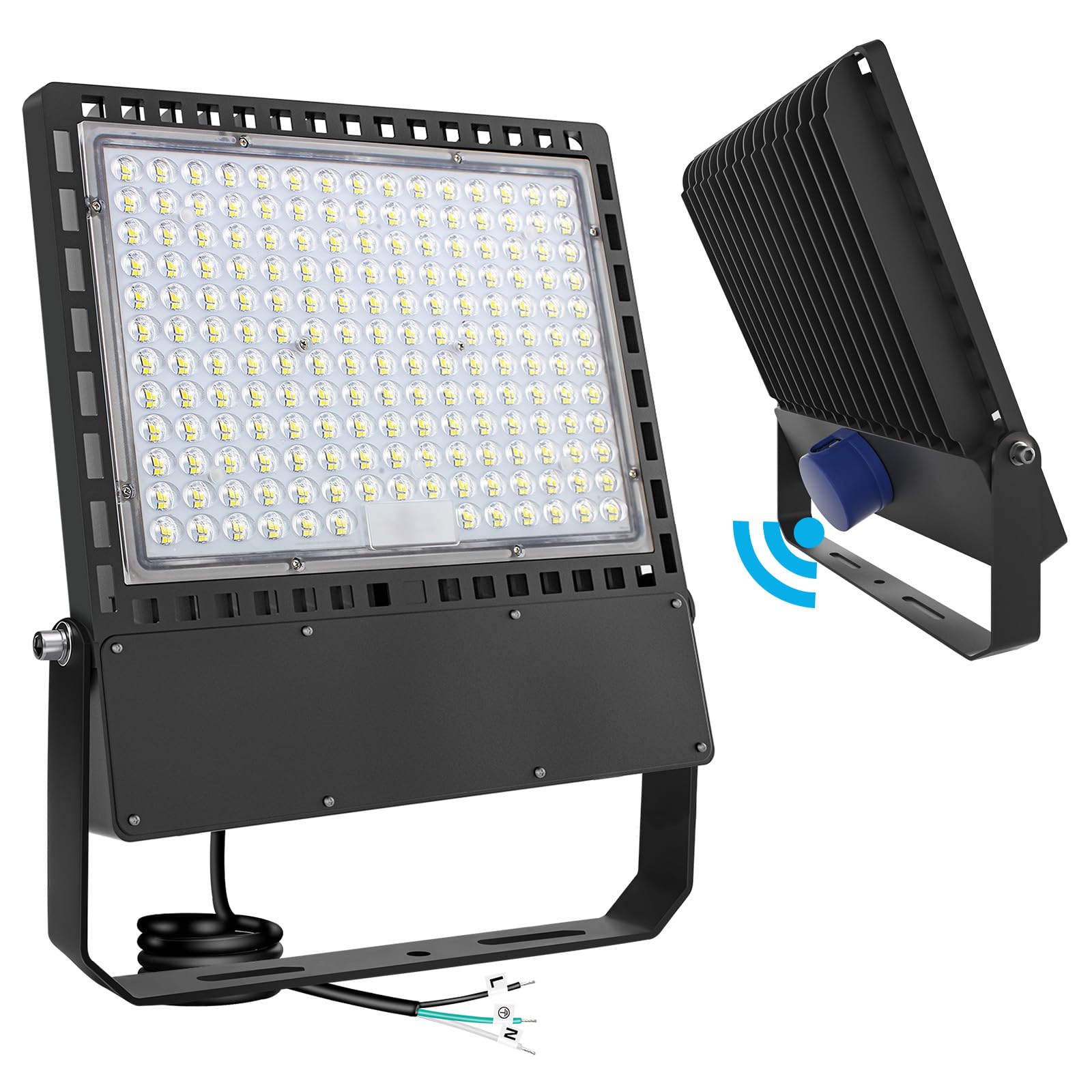 STASUN 400W 60000LM LED Flood Stadium Light with Photocell