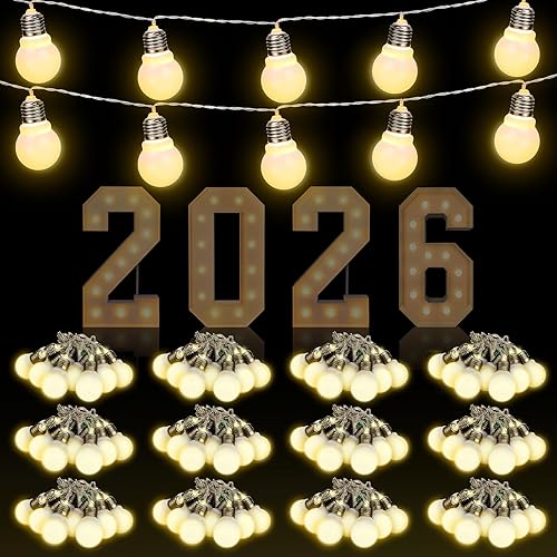 Miniatura 8 de Retisee 2 Piezas Bombillas de Cadena de Luces de Marquesina de 13.8 pies de Largo para Letras de Marquesina Números de 3 4 pies de Alto Impermeable