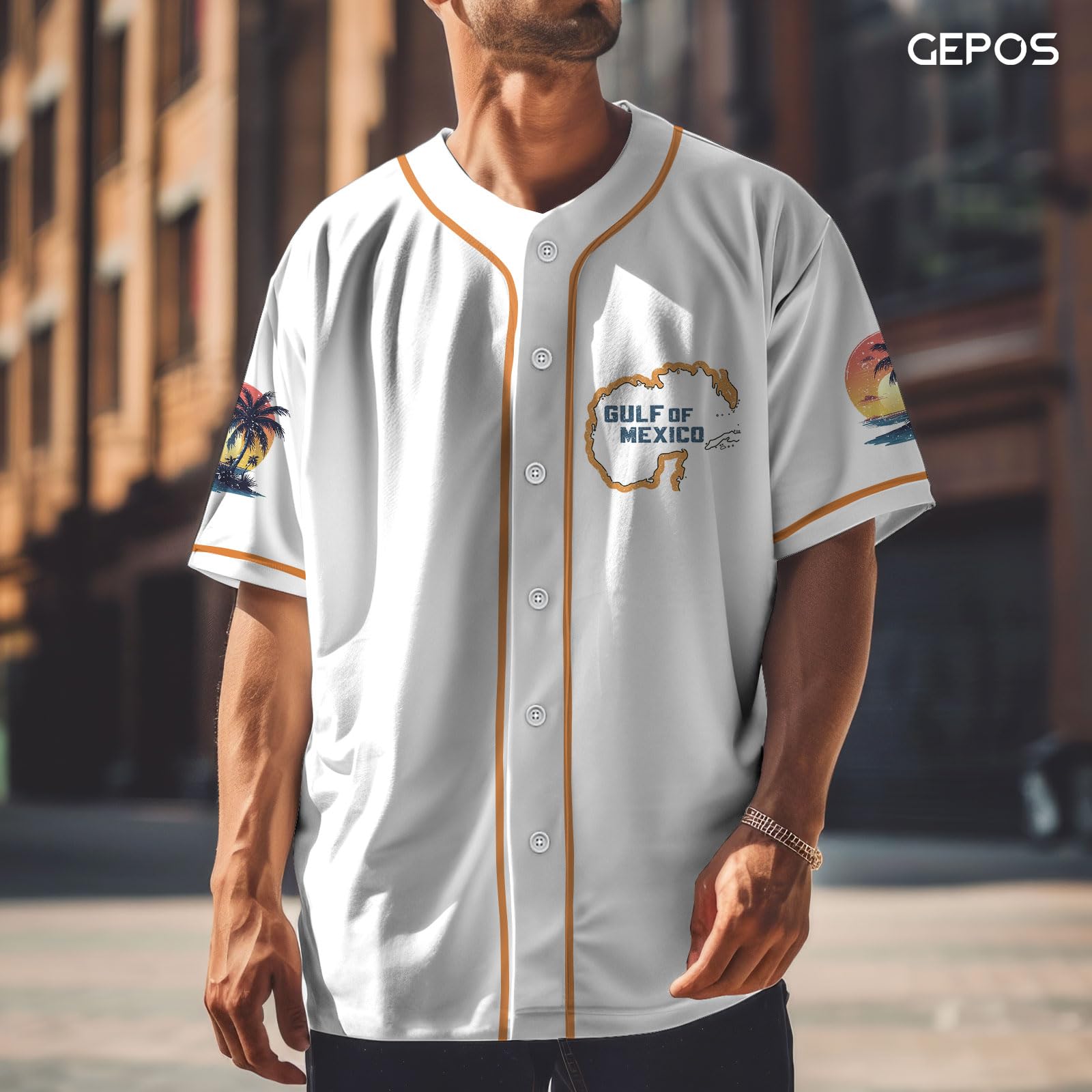 Uniform Baseball Jersey, Sports Gifts, Casual Print Baseball Shirt, Birthday Gifts for Men Women