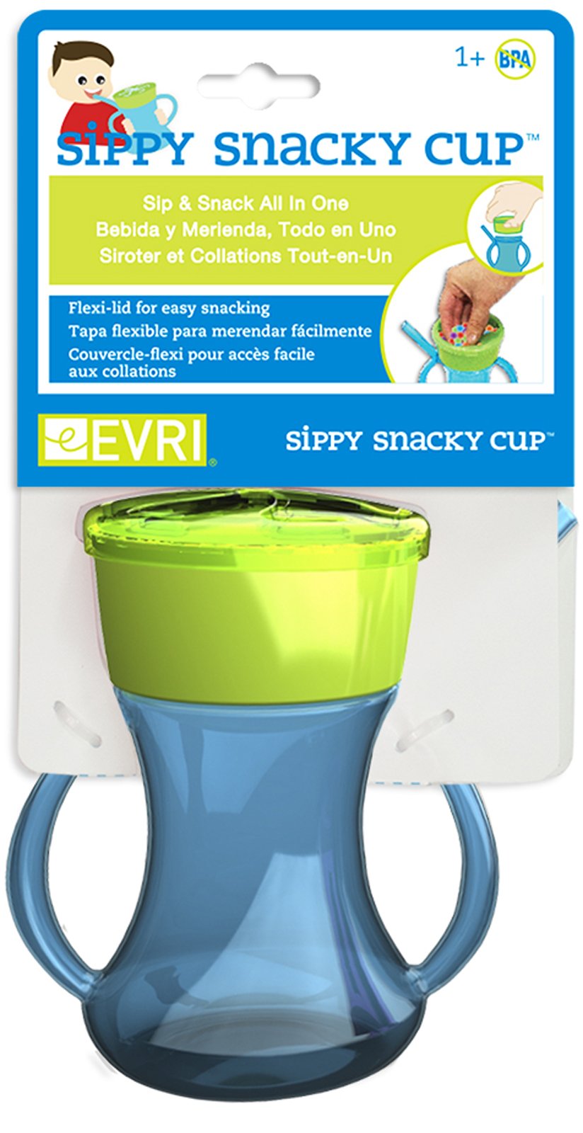Evriholder Sippy Snacky Cup, Multi-Colour