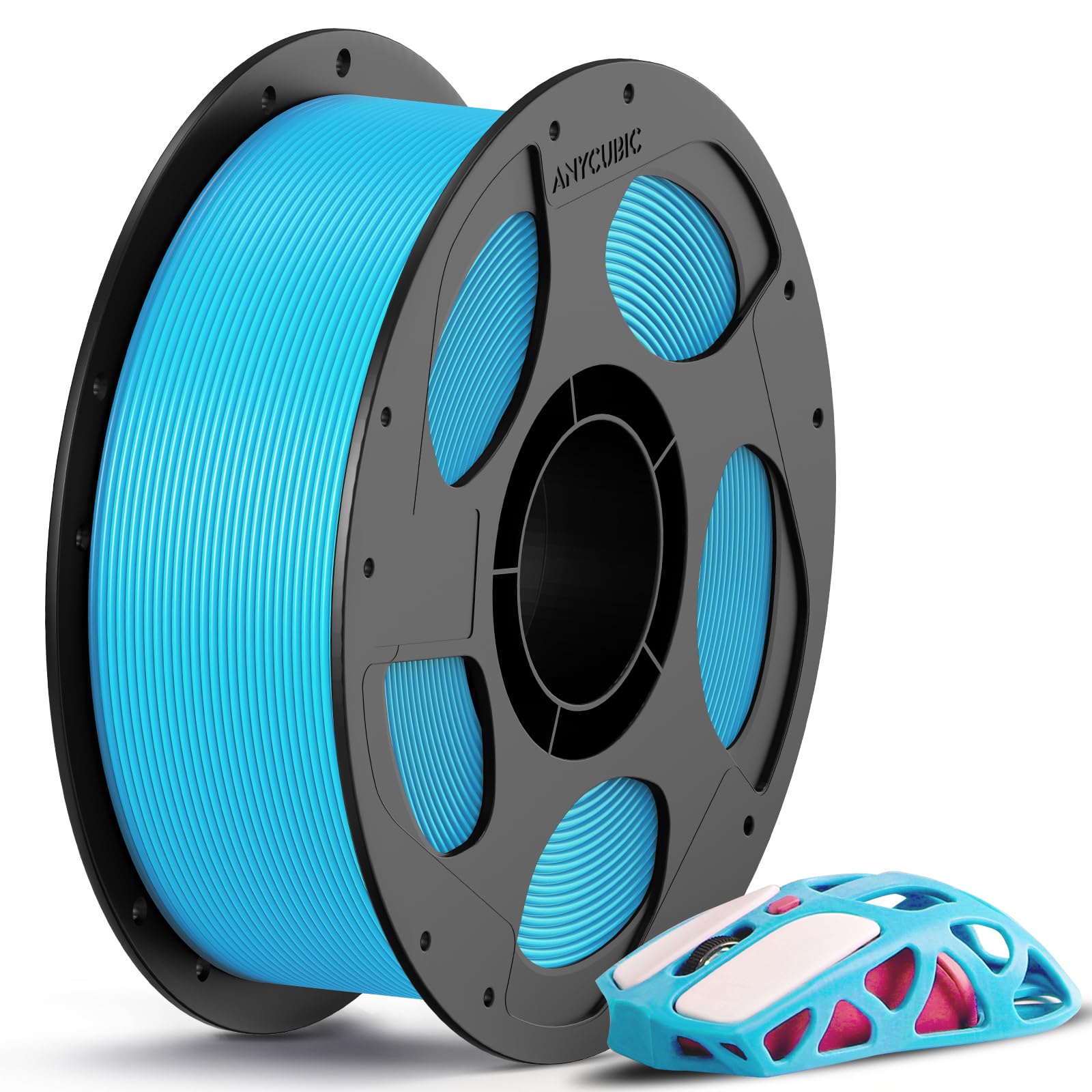 Anycubic PLA 3D Printer Filament, Intelligent PLA Filament Enhanced Smart Printing, 3D Printing PLA Filament 1.75mm Dimensional Accuracy +/- 0.02mm,