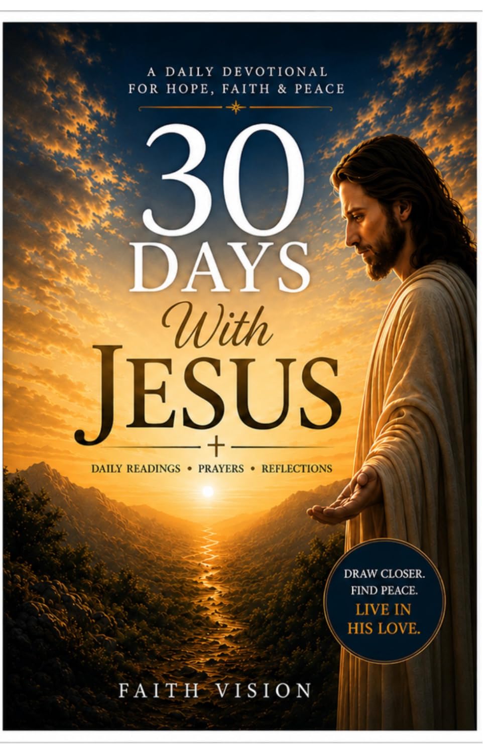 30 Days With Jesus: Daily Devotions for Hope, Faith & Peace