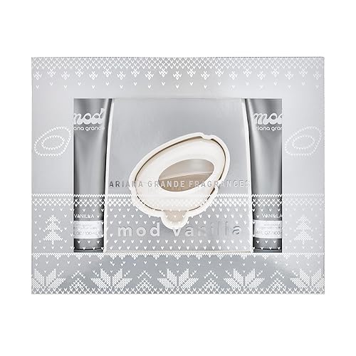 Ariana Grande Mod Vanilla Eau de Parfum - Set de regalo de fragancia de 3 piezas