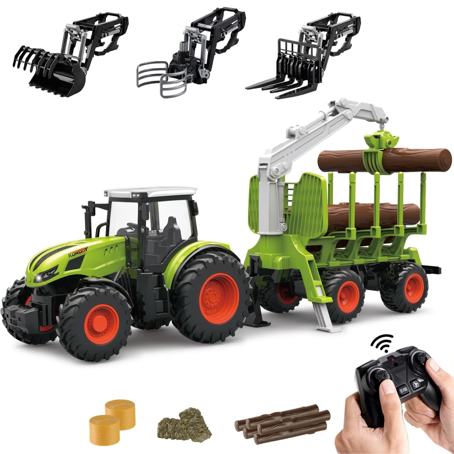 Amazon.co.jp: Leopmase リモートコントロールトラクター ファーム