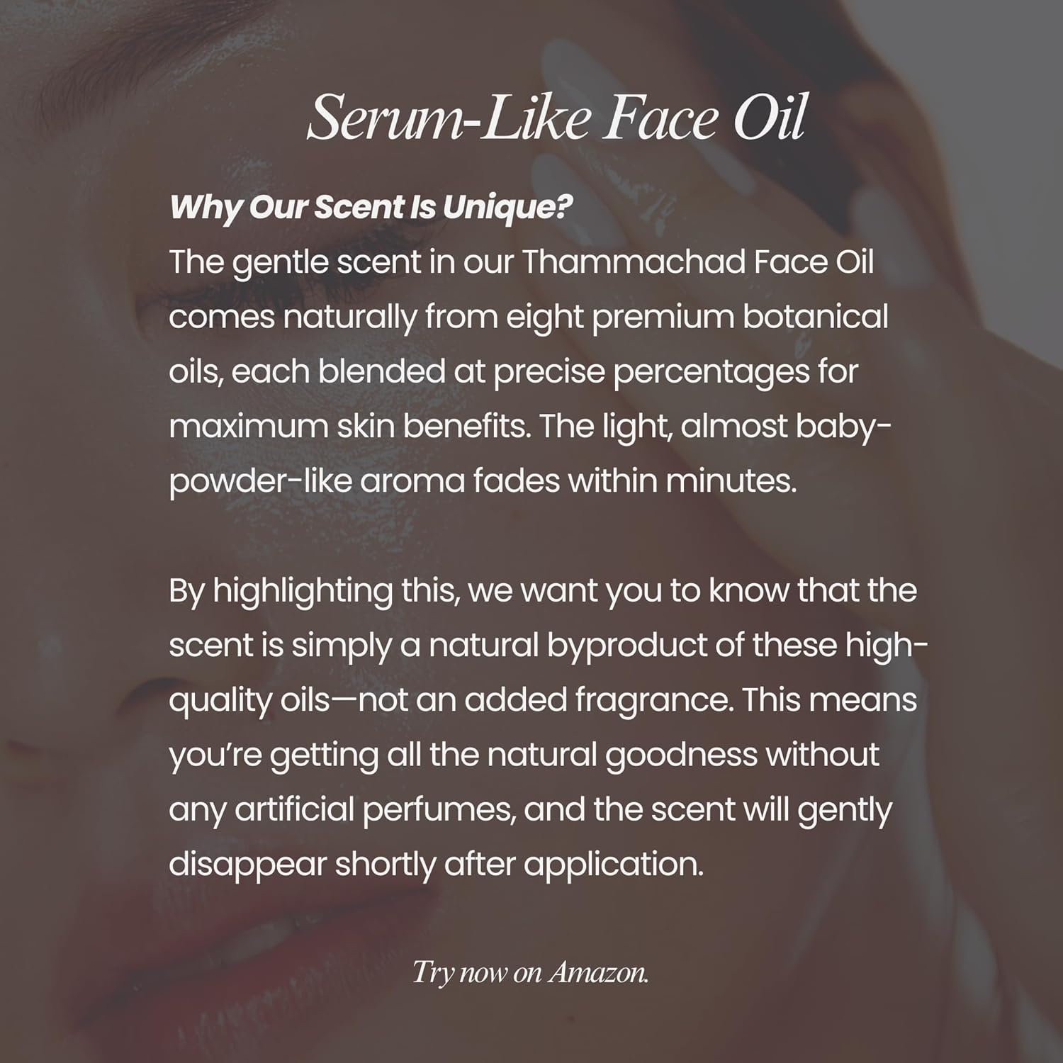 Thammachad Face Oil – 8 Premium Botanical Oils for Radiance, Anti-Aging, Deep Hydration & Glow boost – 100% Natural Blend | Non-Comedogenic – Lightweight for All Skin Types – 30ml - Image 5