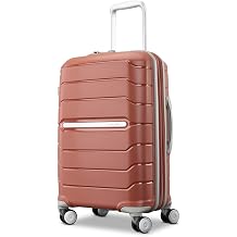 Samsonite Freeform Hardside Carry-On Luggage with Spinner Wheels - Hardshell Suitcase - TSA, Airline-Approved - Expandable Hard Shell, Smooth Rolling Wheels for Lightweight Travel - Burnt Orange