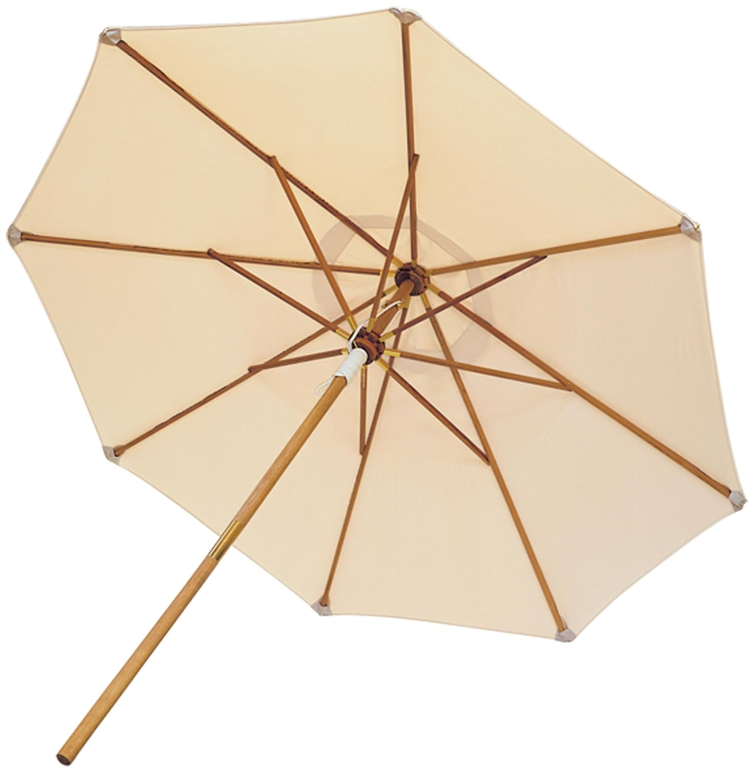 Royal Teak Collection UMBW 10-Foot Deluxe Umbrella White