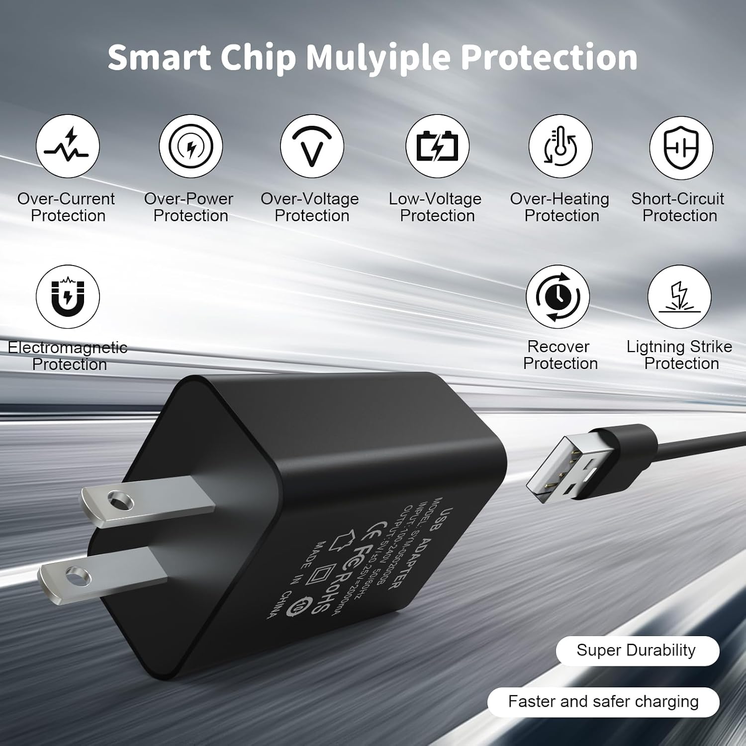 10FT USB-C Charger Cable Power Cord Wire Compatible with All-New Kindle Paperwhite 8G, Paperwhite Signature Edition 32G & Paperwhite Kids 11th Generation or 2021 & Newer (USB C Charger Set) image 3
