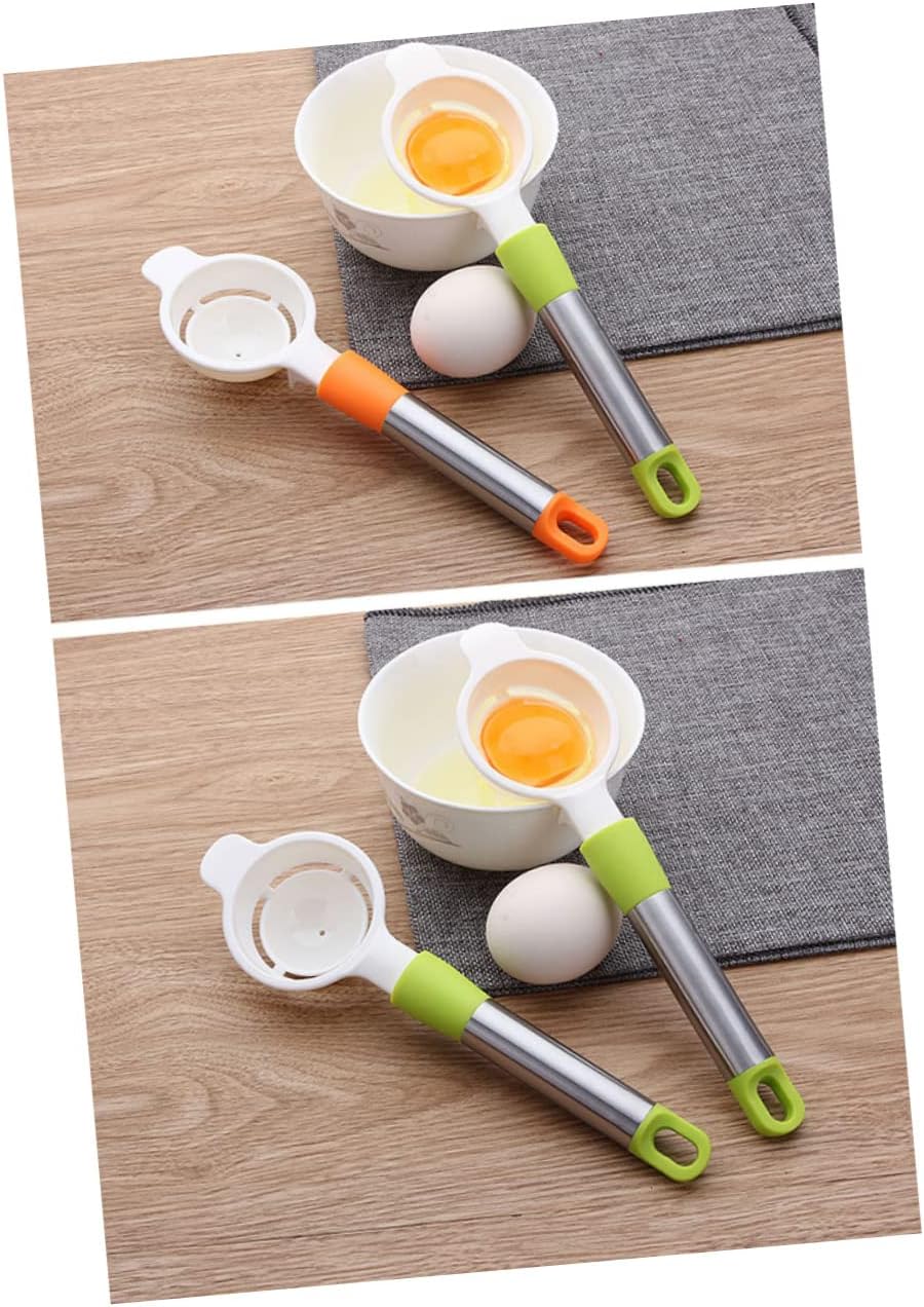 Handheld Egg Separator with Stainless Steel Handle for Cooking