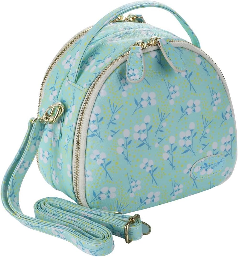 Katia Mini 9 Zipper Universal Camera Case Accessories Bundle Set for Fujifilm Instax Mini 8/ Polaroid pic-300 Instant Film Camera with Shoulder Strap - 10 in 1, Flower