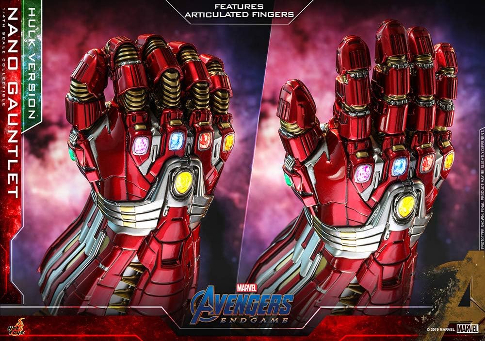 Hot Toys Avengers Endgame Nano Gauntlet Hulk Version Quarter Scale Replica