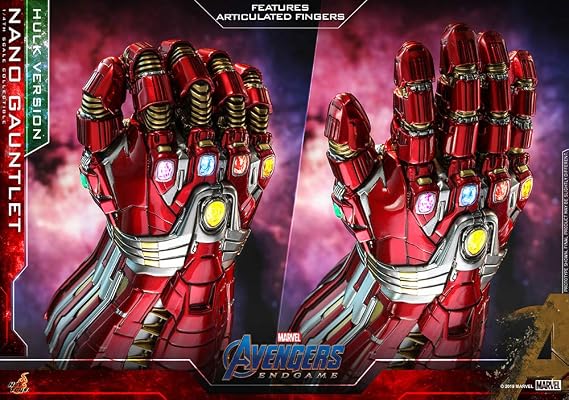 Hot Toys Avengers Endgame Nano Gauntlet Hulk Version Quarter Scale Replica | Avengers Endgame 9 Inch Prop Replica 1/4 Scale Series - Nano Gauntlet (Hul Version) Hot Toys 904727