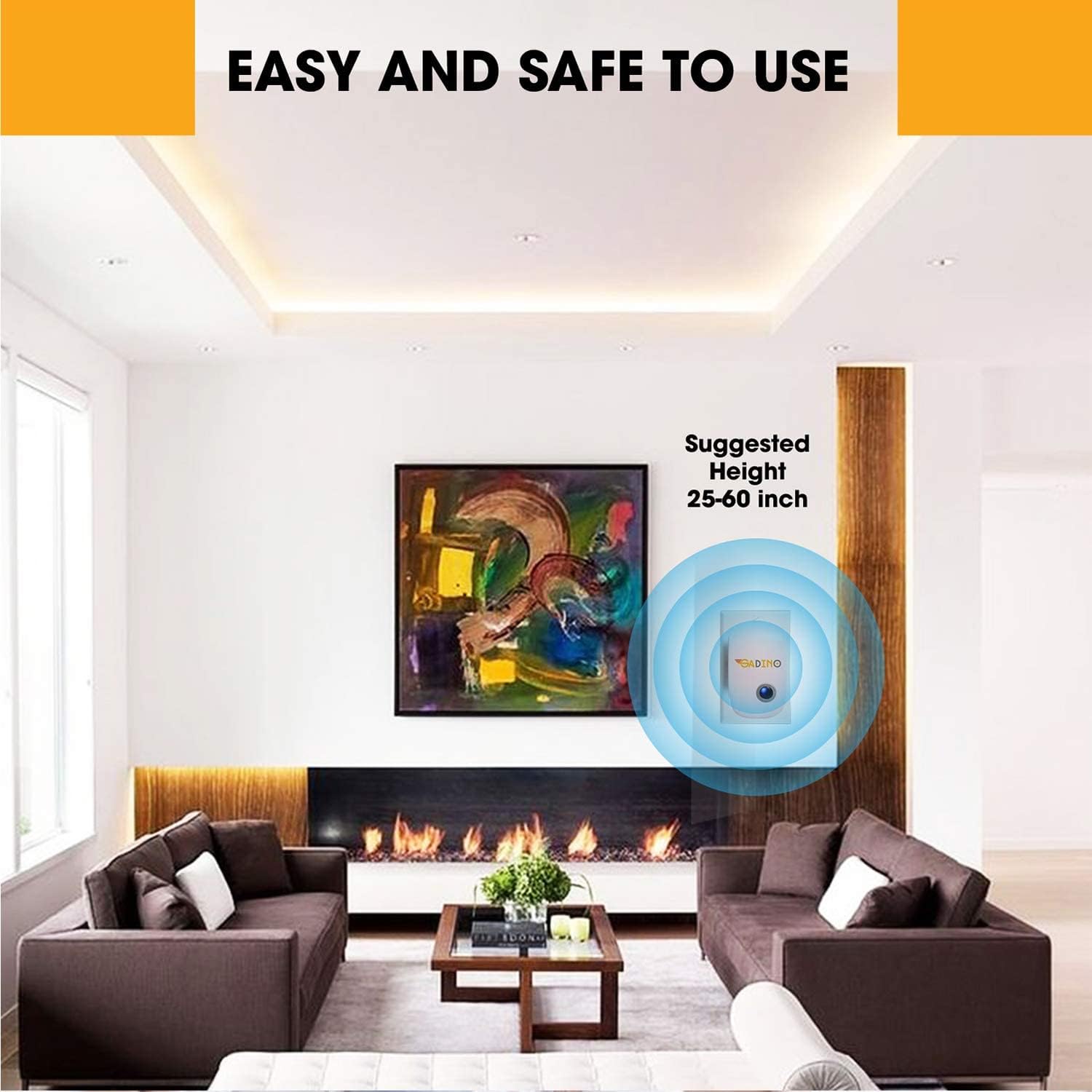 RUNADI Ultrasonic Pest Repeller - Rodent Repellent 2 Packs - Pest Repellent Plug - Mouse Repellent for Rodents, Mosquitoes, Rats, Spiders - Mice Repellent - Insect Repellent - Spider Repellent : Clothing, Shoes & Jewelry