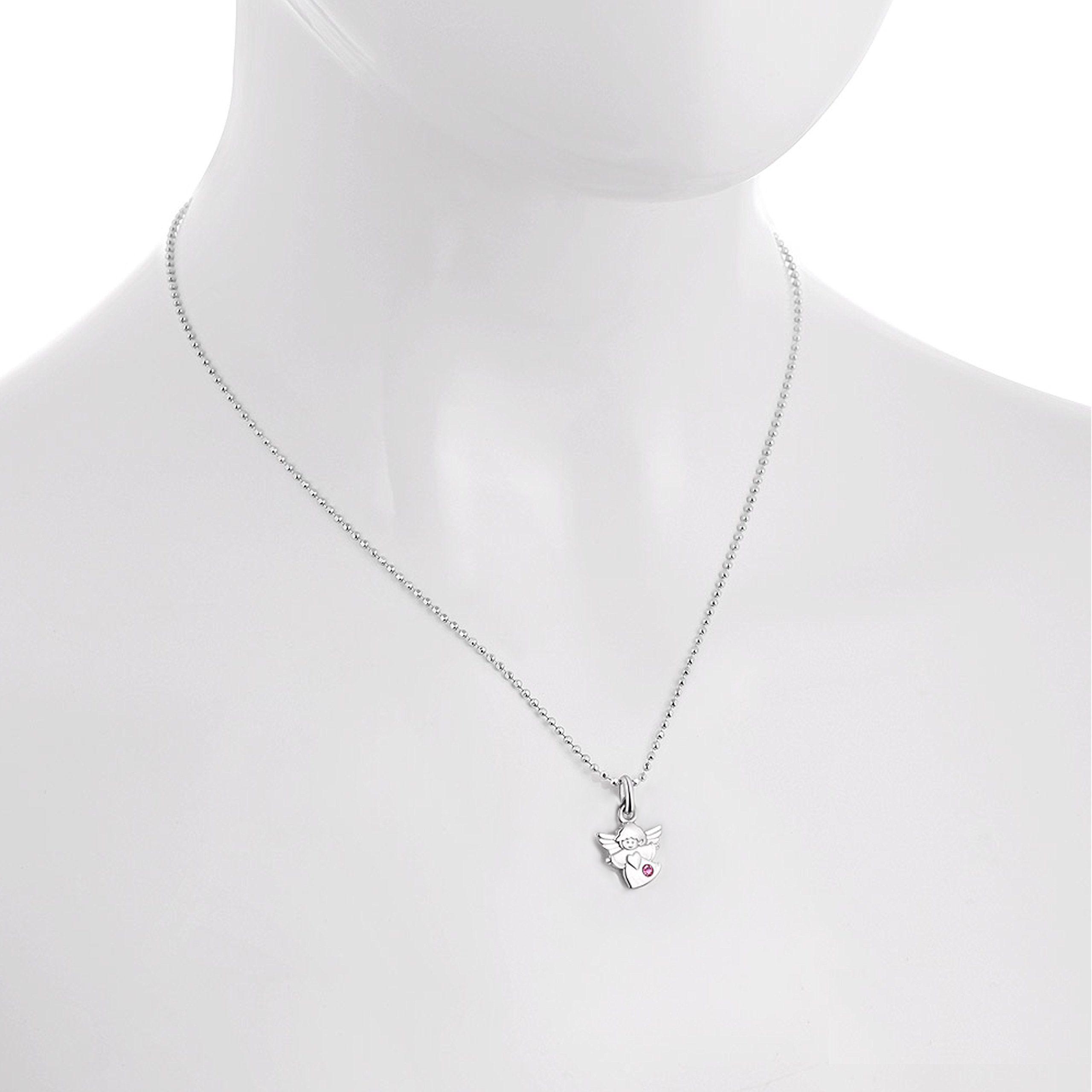 butterfly Collana Celestiale Con Catena Argento E Ciondolo Angelo