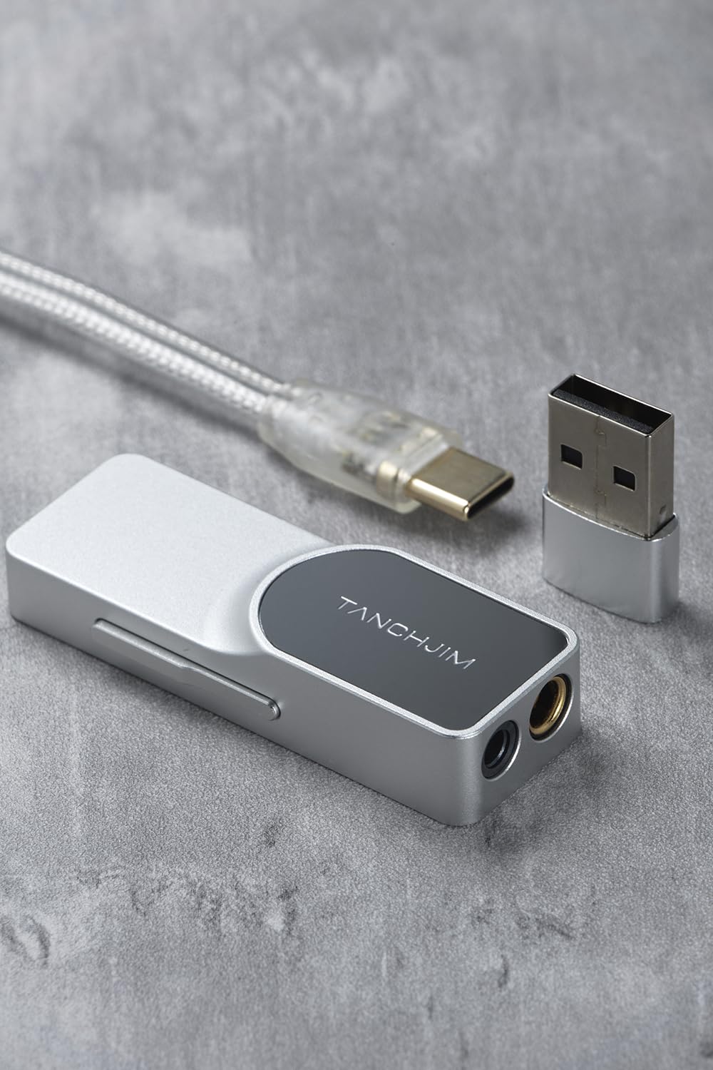 TANCHJIM Luna Amplificatore cuffie portatile USB HiFi con DAC duale CS43198 ad alta risoluzione, decodifica 32Bit/768kHz DSD256, uscite 4.4mm e 3.5mm per smartphone/PC/laptop/lettori audio domestici