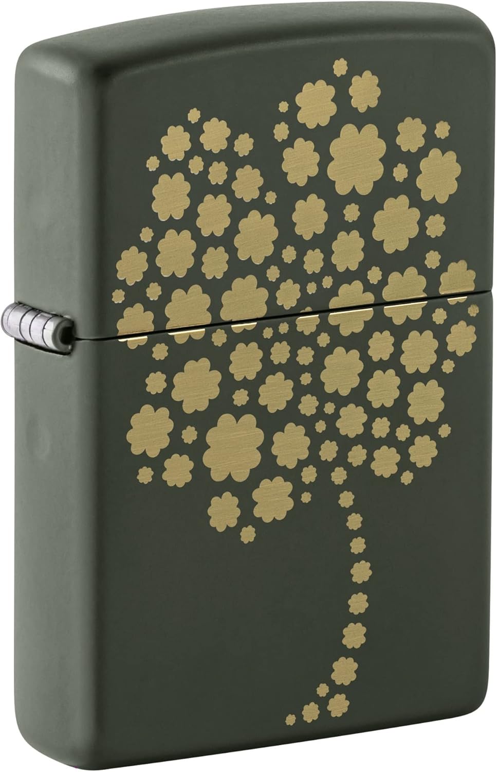 Zippo Pro-Cut ZIP-48501 2022N Price Fighter 221 Four Leaf Clover Design Lighter Green Matte