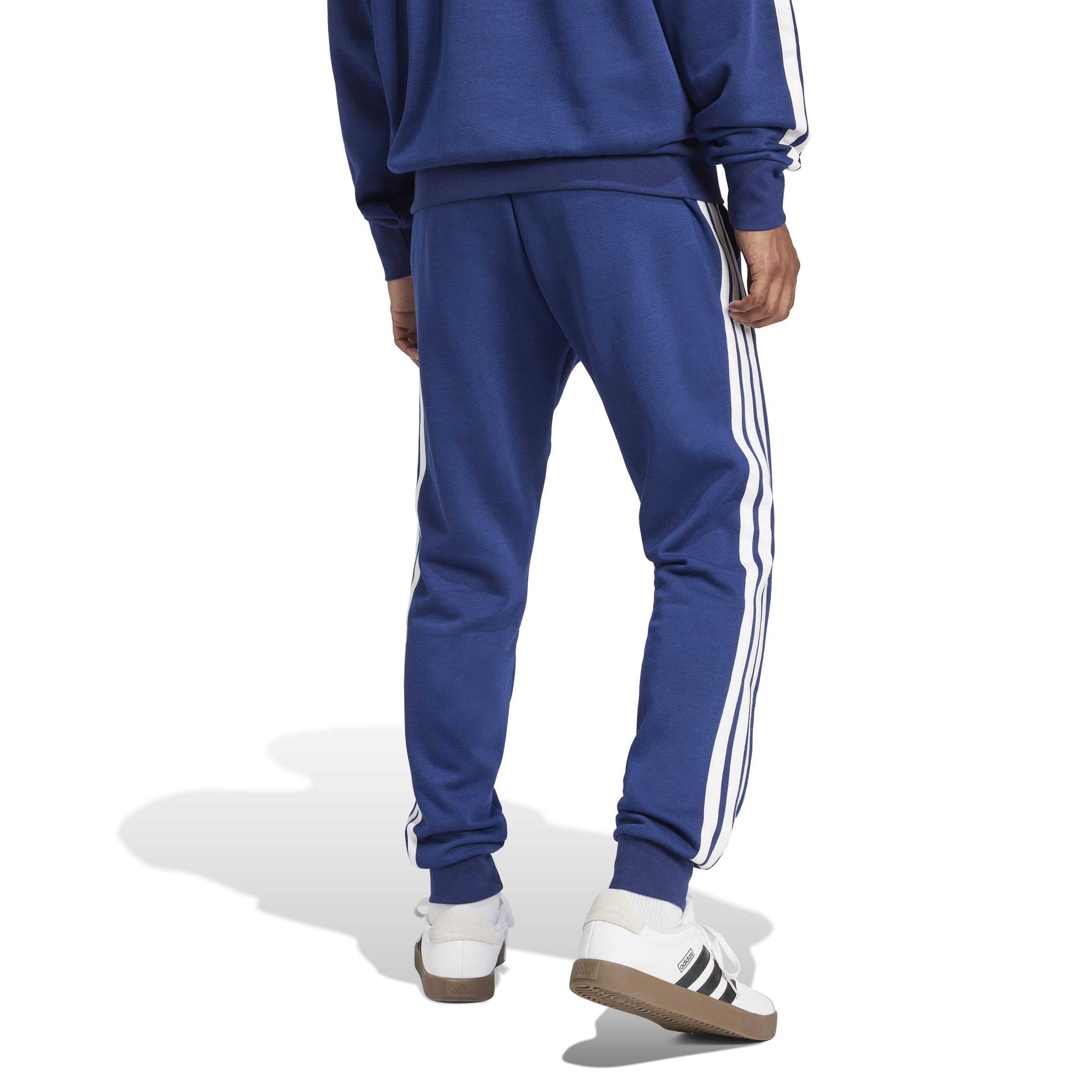 adidas Pantaloni da Golf da Uomo Essential Three Stripes Fleece Pant
