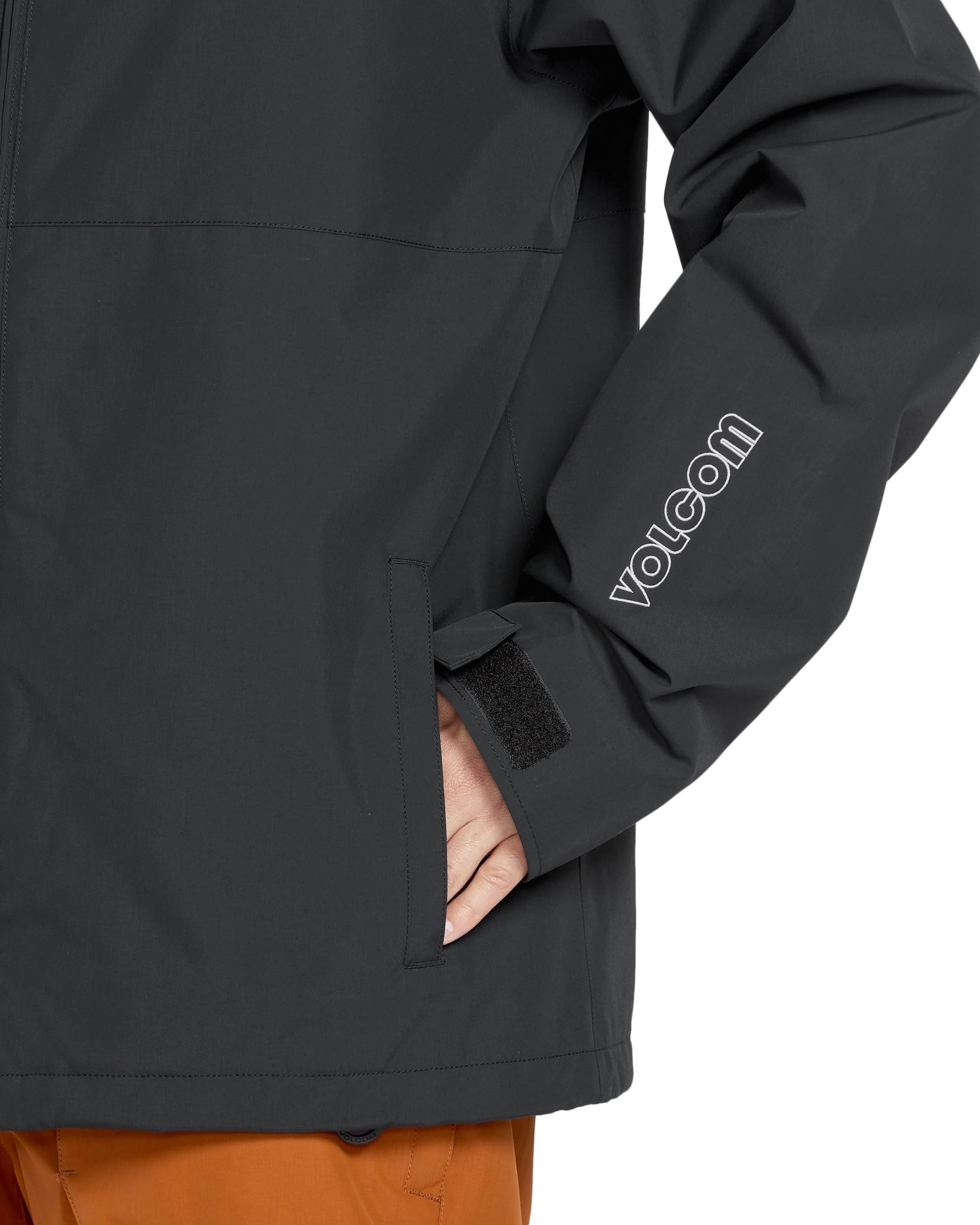 Volcom Herren Insulated Snowboard Jacket 2836 Isolierte Snowboardjacke, Schwarz S5, XXL
