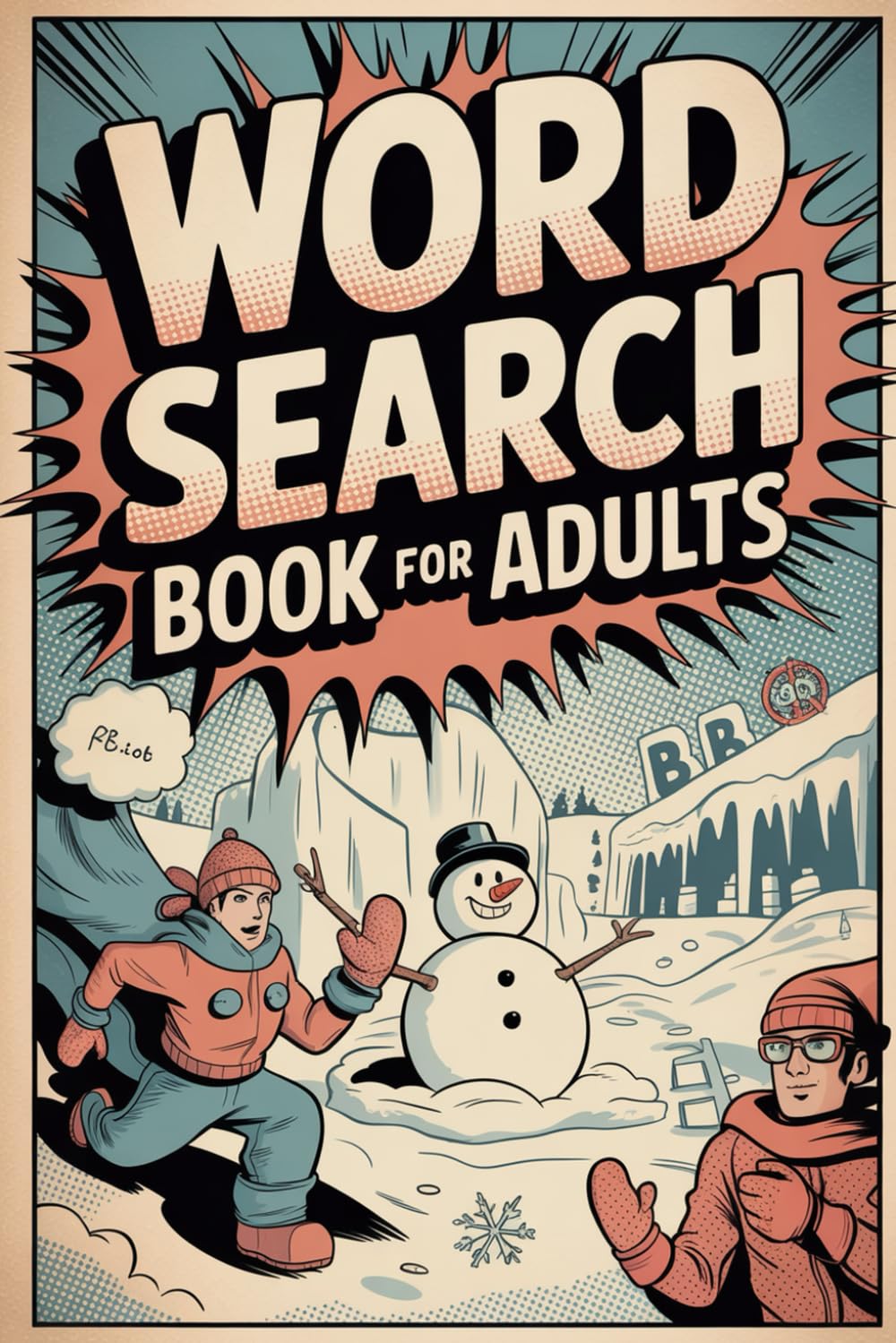 Word Search Book for Adults: Fun Brain Games for Seniors & Adults - Big Winter Word Find Puzzle for Relaxing Cozy Moments