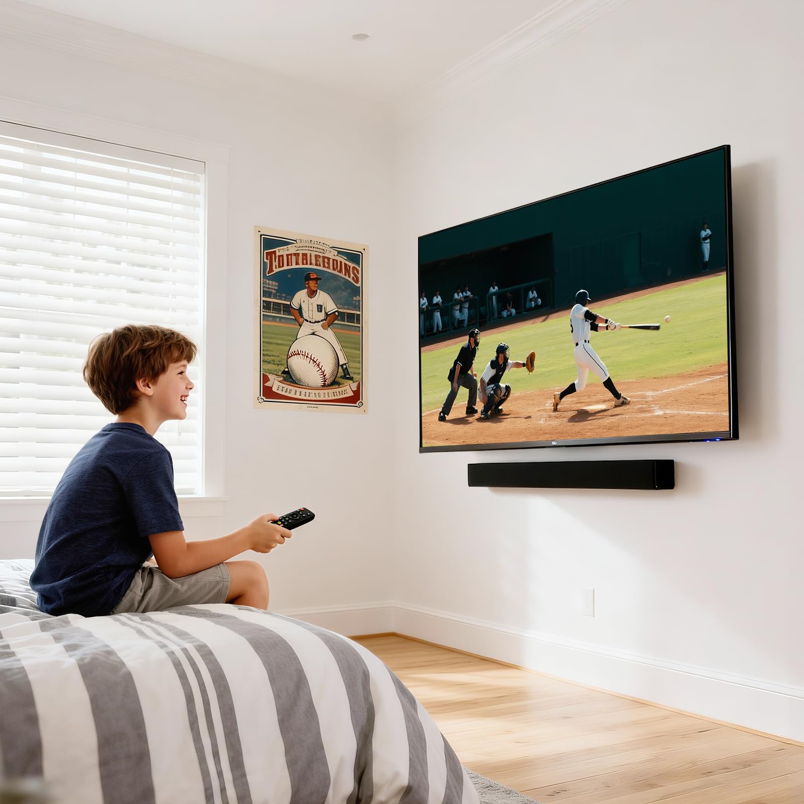 HOME VISION Heavy Duty Fixed TV Wall Mount for 32-86 Inch Flat Screen — Amazon image 7